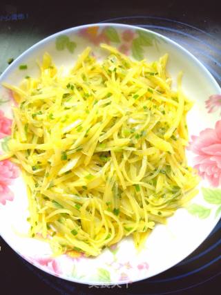 Scallion Potato Shreds recipe
