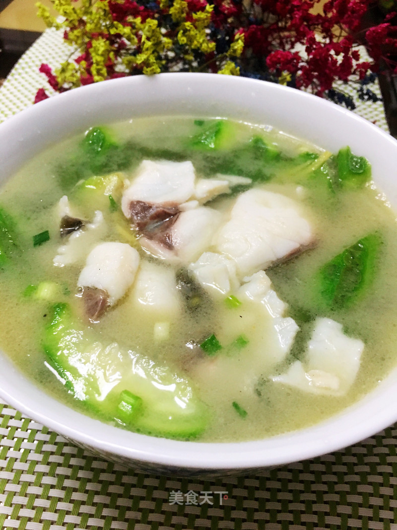 One Fish Two Food Loofah Fish Fillet Soup recipe