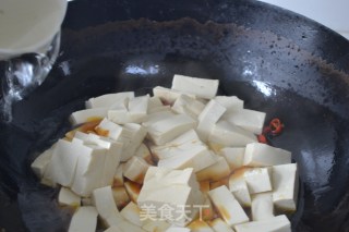 Braised Tofu with Leek recipe