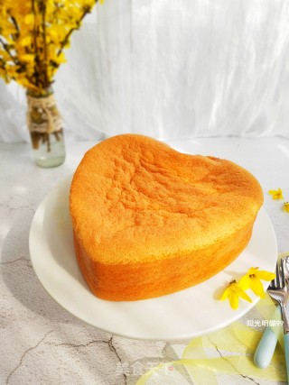 Heart-shaped Sponge Cake (8 Inches) recipe