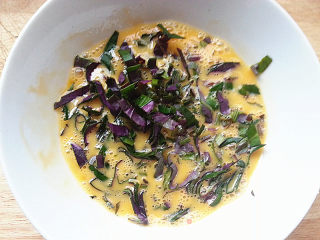 Basil Egg Pancake recipe