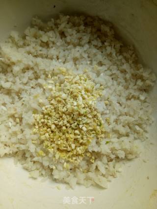 White Radish and Leek Meatballs recipe