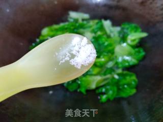 #家常菜#lard and Garlic Lettuce recipe