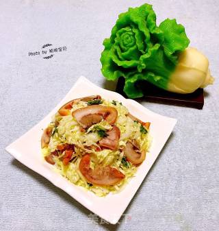 #凉饭菜#bai Caitou Meat recipe