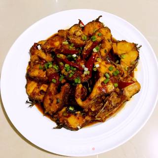 Braised Black Fish Cubes recipe