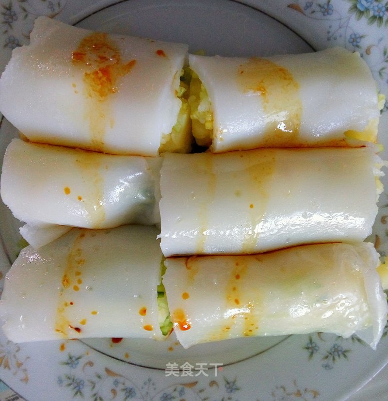 Vegetarian Rice Rolls recipe