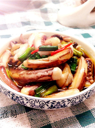 Boiled Squid Whiskers recipe