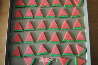 Watermelon Cookies recipe