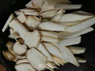 Fried Edamame with Pleurotus Eryngii recipe