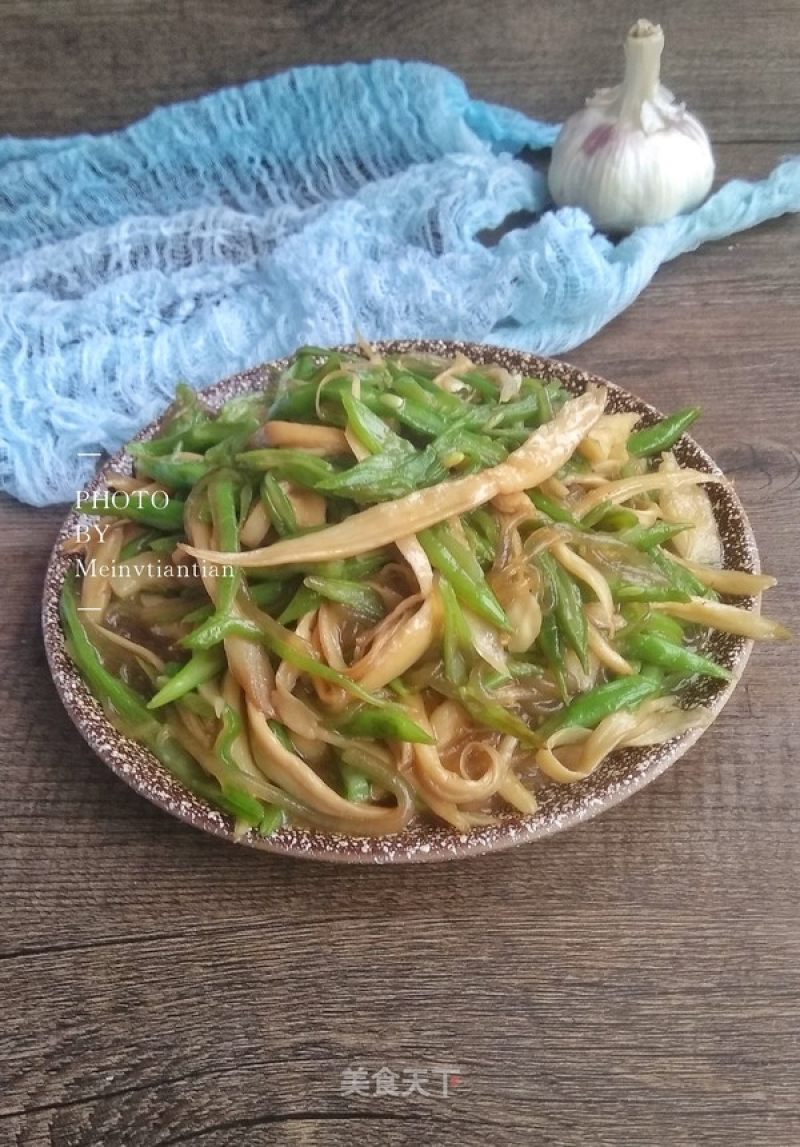 Vegetarian Stir-fried Three Silk recipe