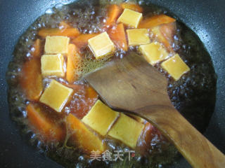 Fish Tofu with Grilled Carrots recipe