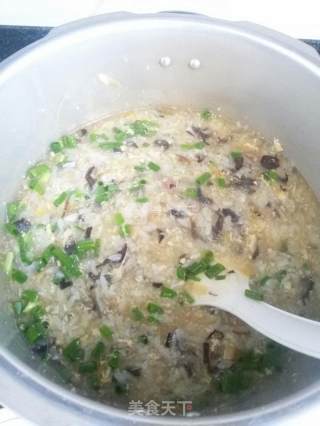 Pork and Egg Congee recipe