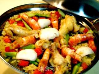 Spanish Seafood Pot Rice recipe