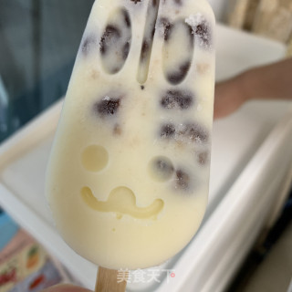 Milk Pudding Ice Cream (+ Honey Beans) recipe
