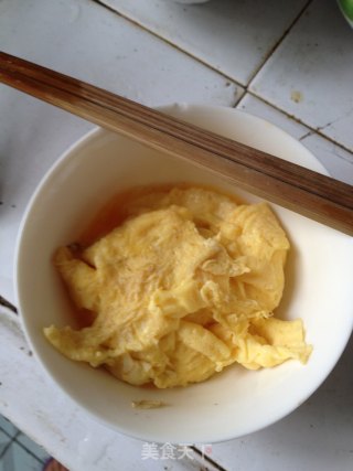 Scrambled Eggs with Leek recipe