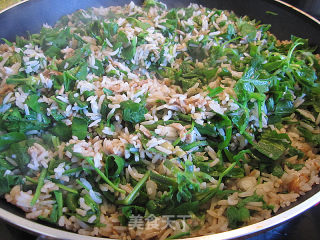 Shepherd's Purse Tuna Fried Rice recipe