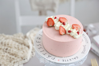 Strawberry Mousse Cake recipe