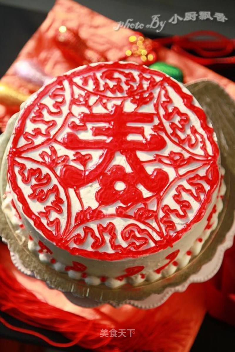 Paper Cut Cake ---- Cut A Window Grille and Paste The Cake recipe