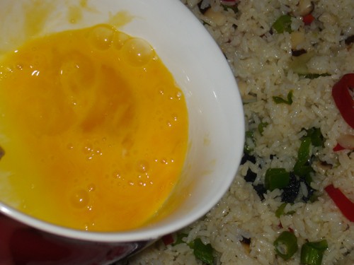 Fried Rice with Egg and Vegetable recipe