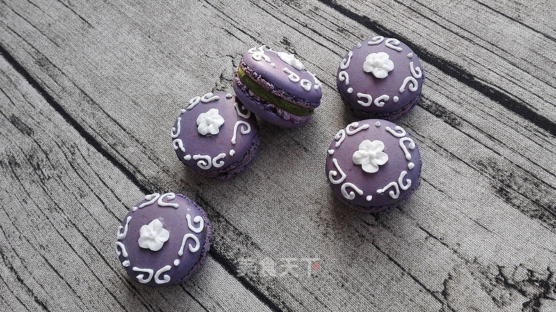 #aca明星饼大赛#purple Enamored Macarons recipe