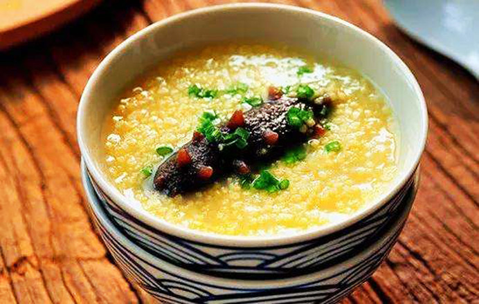 Eat A Sea Cucumber Healthy Millet Porridge to Unlock The First Blessing in The New Year recipe