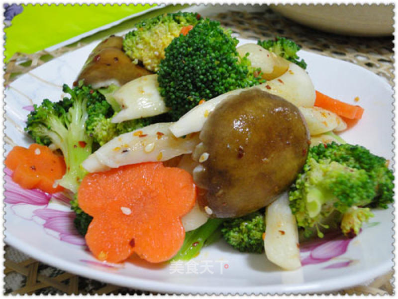 Broccoli with Mushrooms recipe