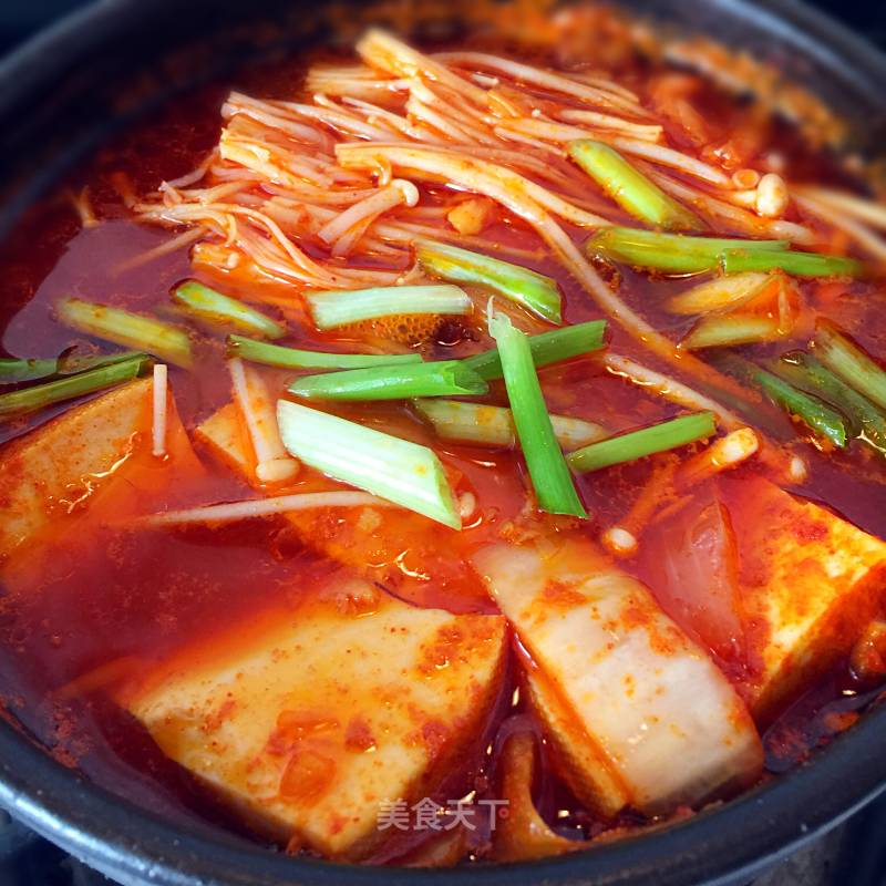 Kimchi Tofu Pot