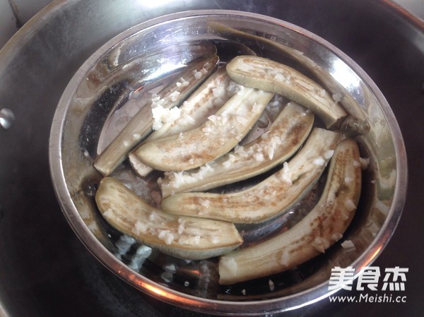 Steamed Eggplant with Garlic recipe