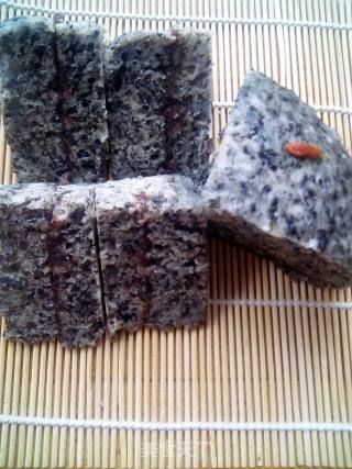 Black Sesame Hair Cake recipe