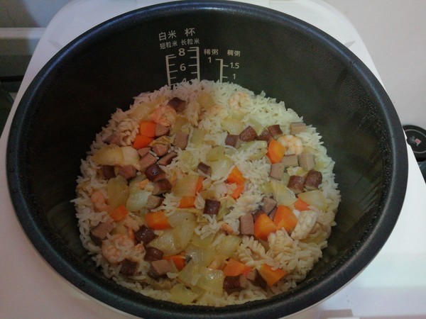 Seafood Braised Rice recipe