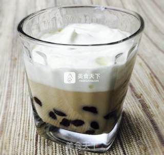 Milk Cover Pearl Milk Tea-completely Homemade recipe