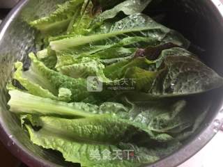 Cold Lettuce Leaves recipe