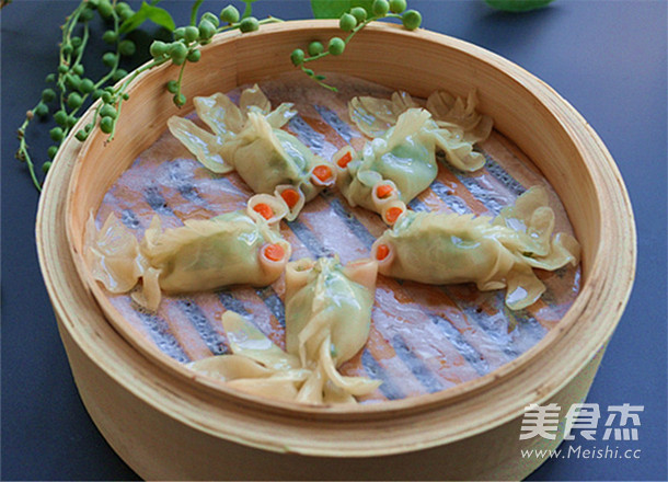 Goldfish Steamed Dumpling Fun Meal recipe