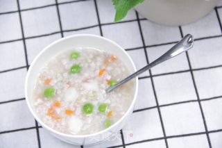 Quinoa Cod Porridge with Mixed Vegetables recipe