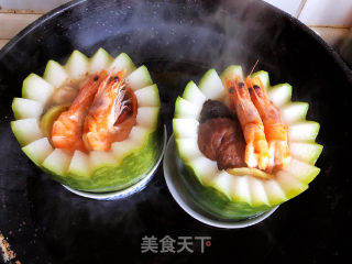 Mini Seafood Winter Melon Cup recipe