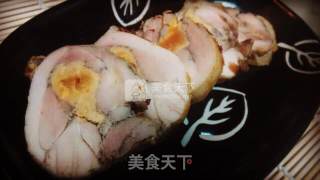 Chicken Leg Egg Yolk Roll recipe