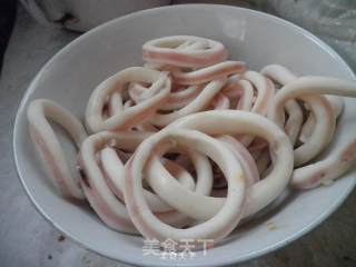 Fried Squid Rings with Green Pepper recipe