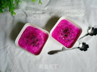 Sesame Scented Dragon Fruit Rice Paste recipe