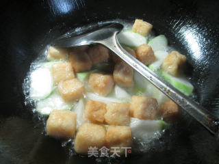 Small Oil Tofu Boiled to Bloom at Night recipe