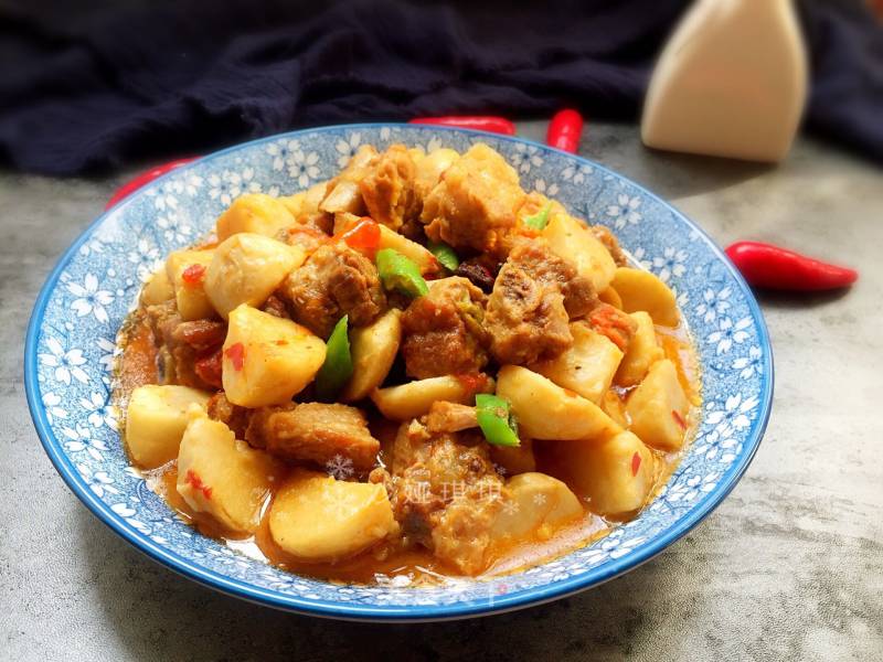 Hot and Sour Taro Pork Ribs recipe