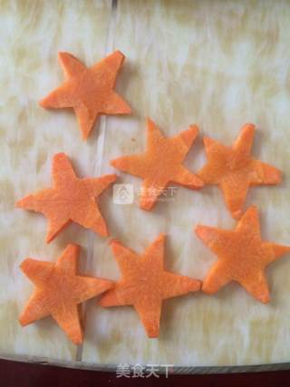 Flower Egg Fried Rice recipe