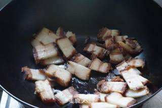 The Most Unpretentious Farmer’s Dish [fried Bacon with Dried Bamboo Shoots] recipe