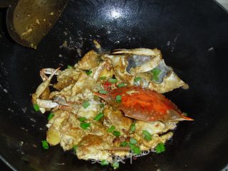 Fried Crab with Egg recipe