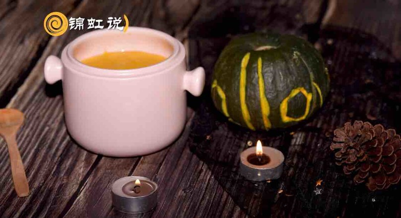 Halloween ~ Ghost Hey Pumpkin Soup recipe