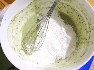 #四session Baking Contest and It's Love to Eat Festival# Salad Dressing Red Bean Paste Matcha Cake recipe