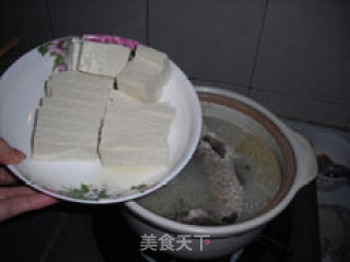 Family Nutrition and Health Soup-seaweed Tofu Crucian Carp Soup recipe
