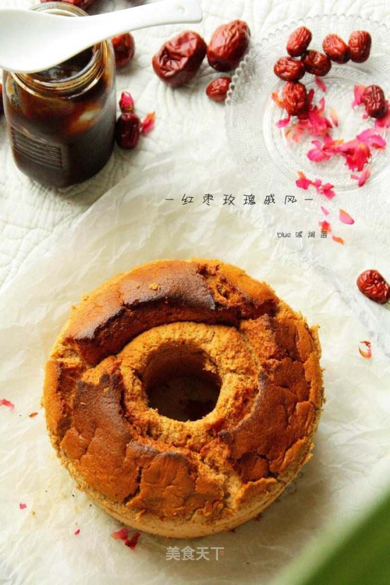 # Fourth Baking Contest and is Love to Eat Festival#jujube Mud Rose Chiffon recipe