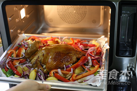 Roasted Banquet: Jixiang Ruyi Roasted Whole Chicken recipe