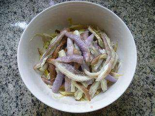 Lamb's Tail Bamboo Shoots Mixed with Eggplant recipe