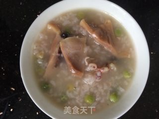 Octopus and Pea Congee recipe